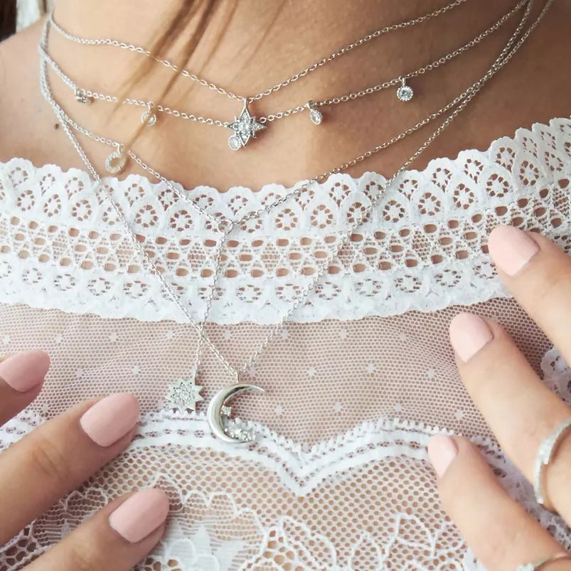 Moon & Stars Necklace